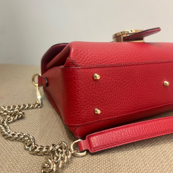 Gucci Dollar Calfskin Interlocking G Top Handle Shoulder Bag - Picture 3 of 11